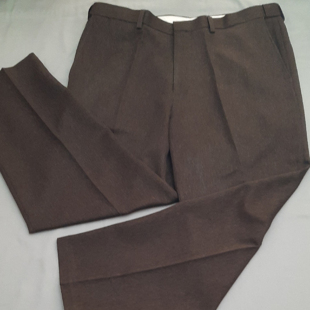 Puritan Men's Dark Brown Dress Pants - 38X29